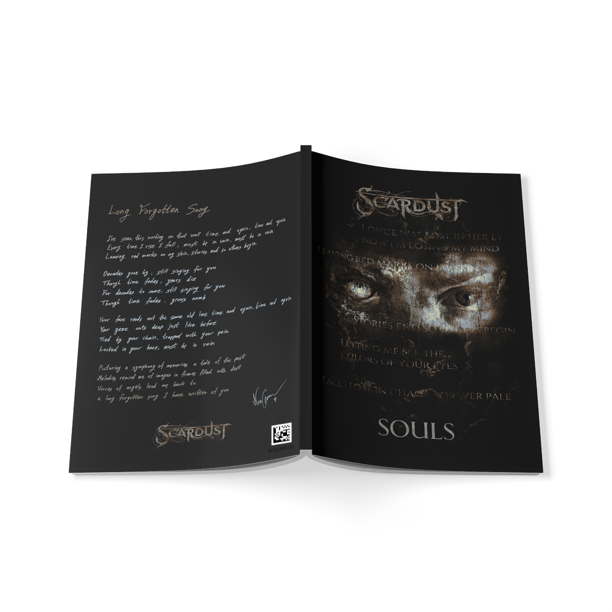 SOULS Notebook - 'Long Forgotten Song' Handwritten Lyrics by Noa Gruman - Image 4